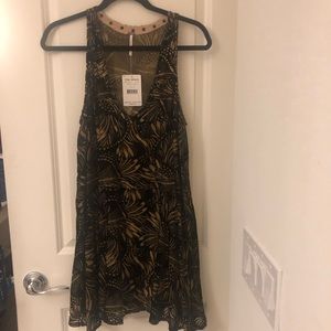 Free people women’s tunic mini dress size small new with tags